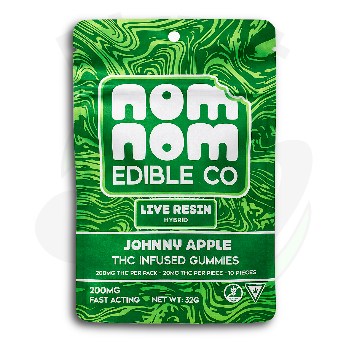 Johnny Apple | 200mg Live Resin Gummies