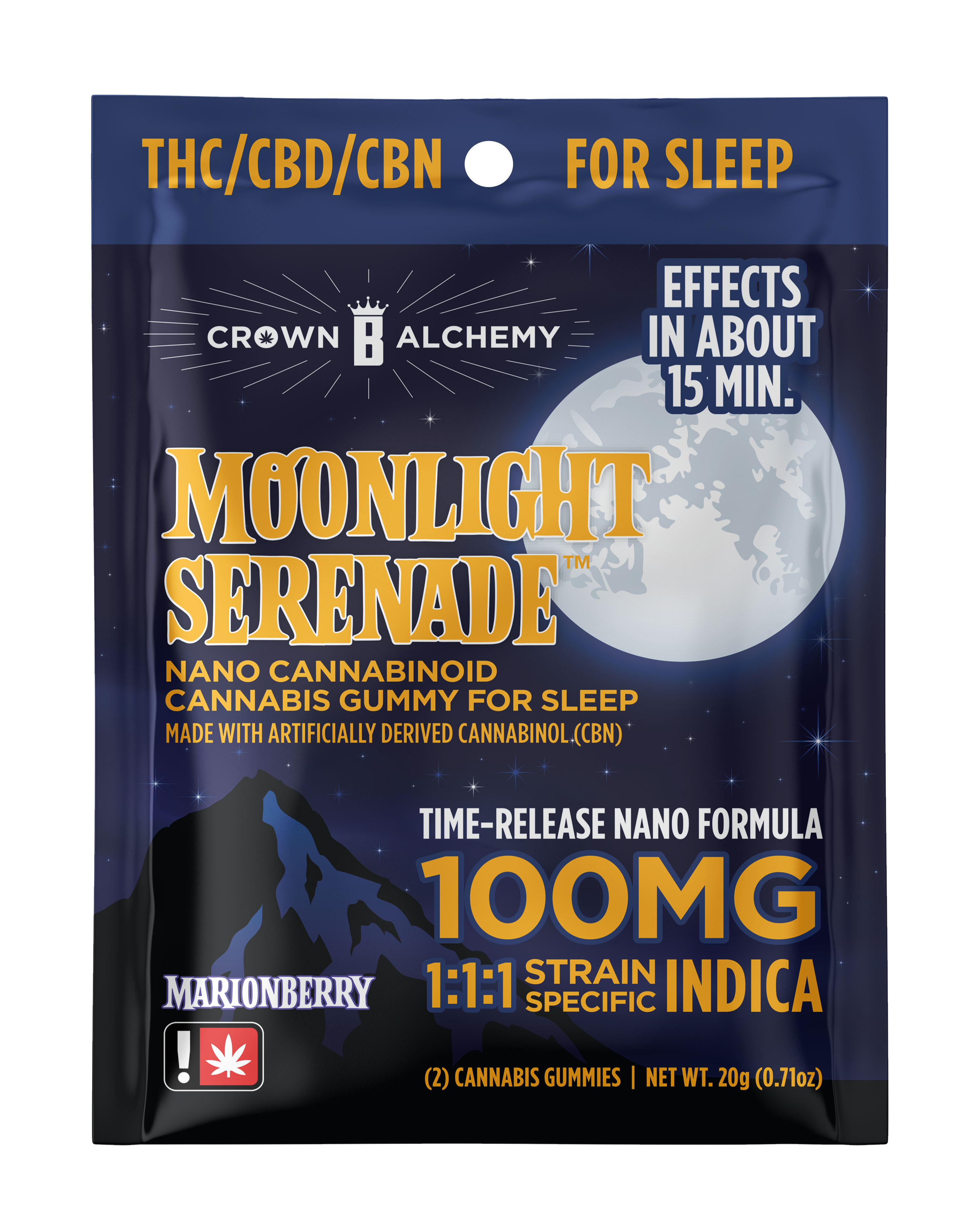 Nano Gummies Moonlight Serenade Thc