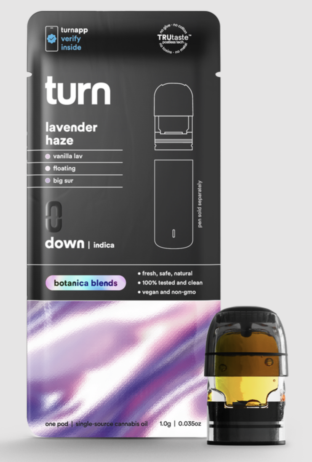 Down - Lavender Haze | Botanica Blends Pod | 1g