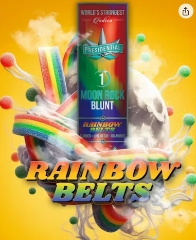 Presidential | Rainbow Belts Blunt