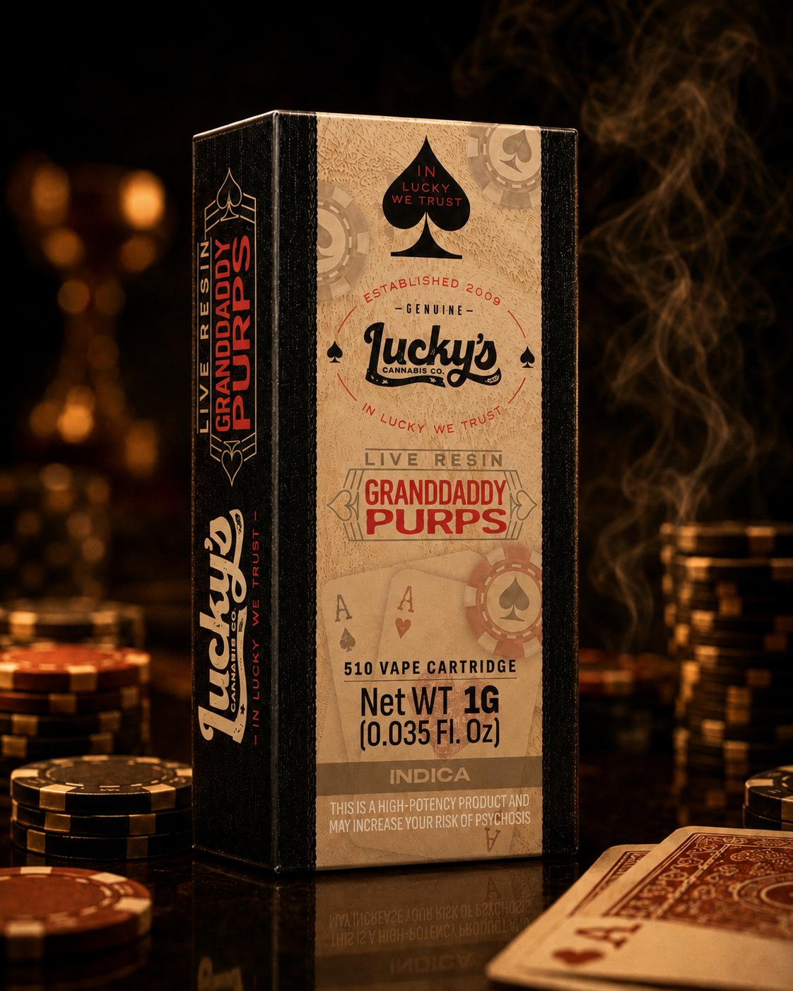 Lucky's | Granddaddy Purps | Vape Cart | 1g