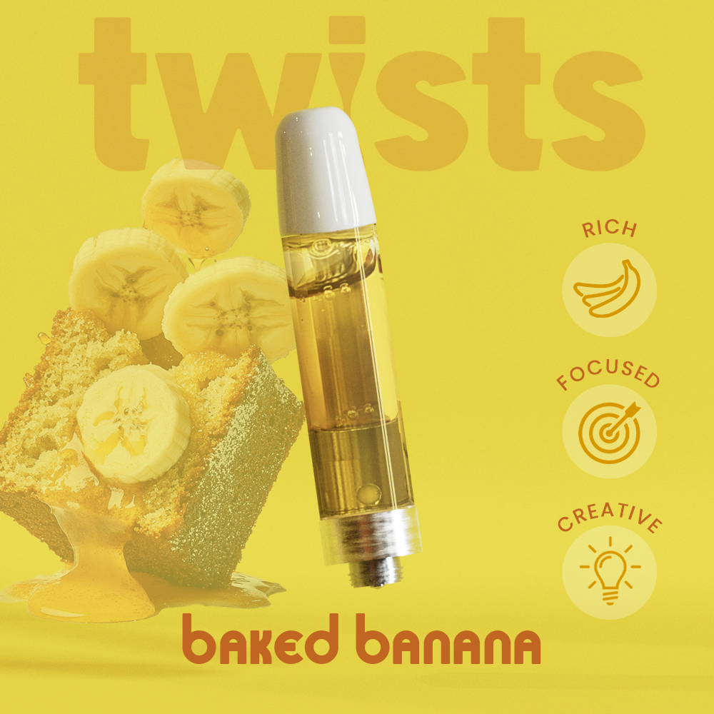 Baked Banana Flavor - Twists Cartridge (1000mg)