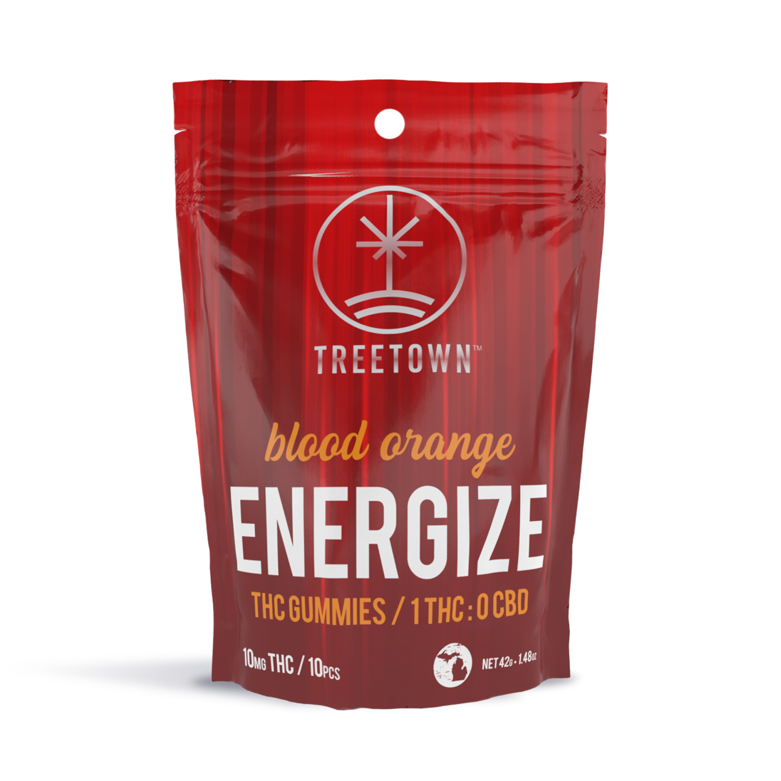 100MG | Gummies | Energize | Blood Orange