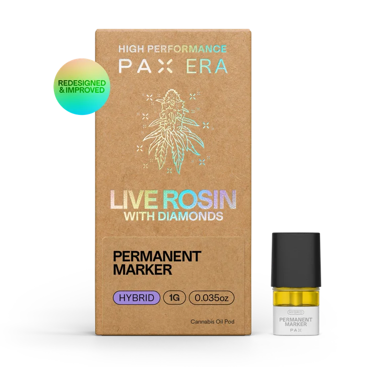 Permanent Marker | Hybrid | Live Rosin with Diamonds Pod | 1g