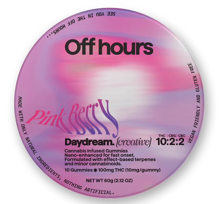 Off Hours Gummies Daydream Pink Berry