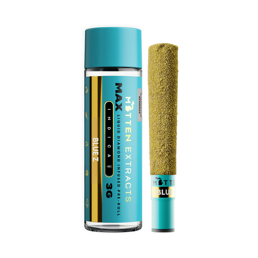 Mitten Extracts 3g MAX Diamond Infused Pre-Roll - Blue Z