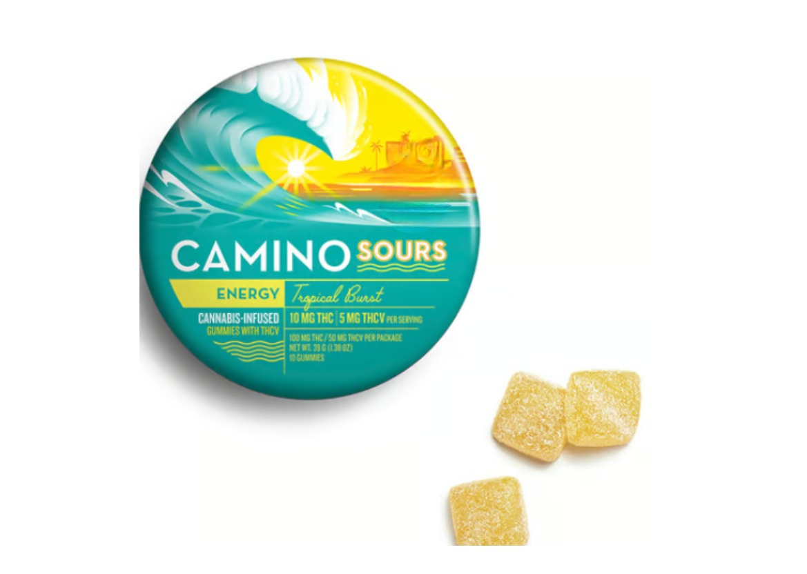 Camino - Tropical Burst THCV Energy 2:1 Sour Gummies 10pk - 100mg