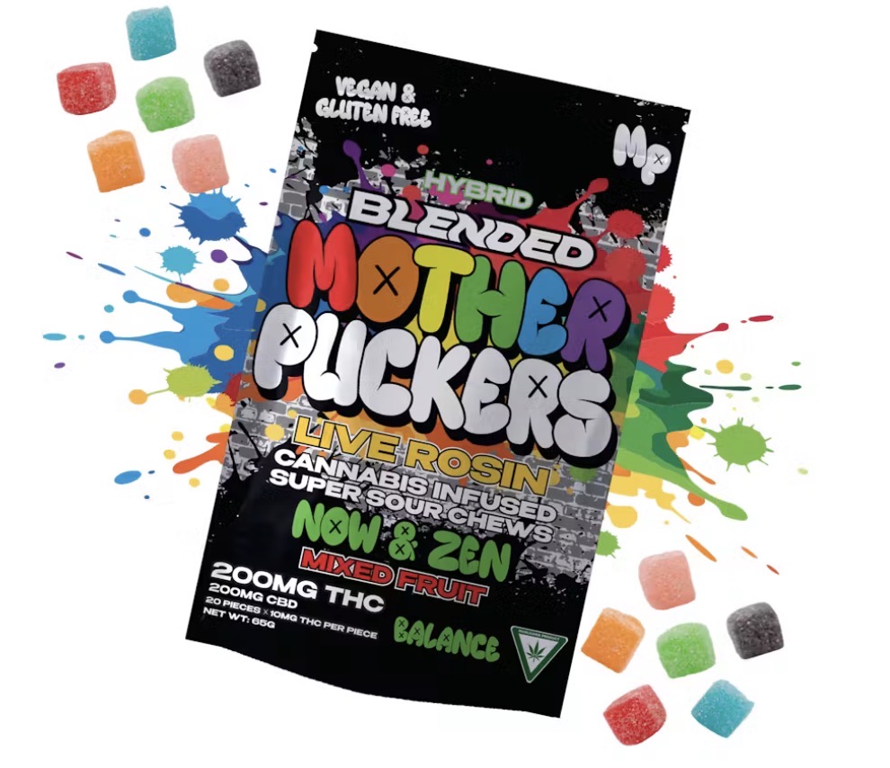 Mother Pucker Now & Zen Live Rosin 20pk  1:1 200mg