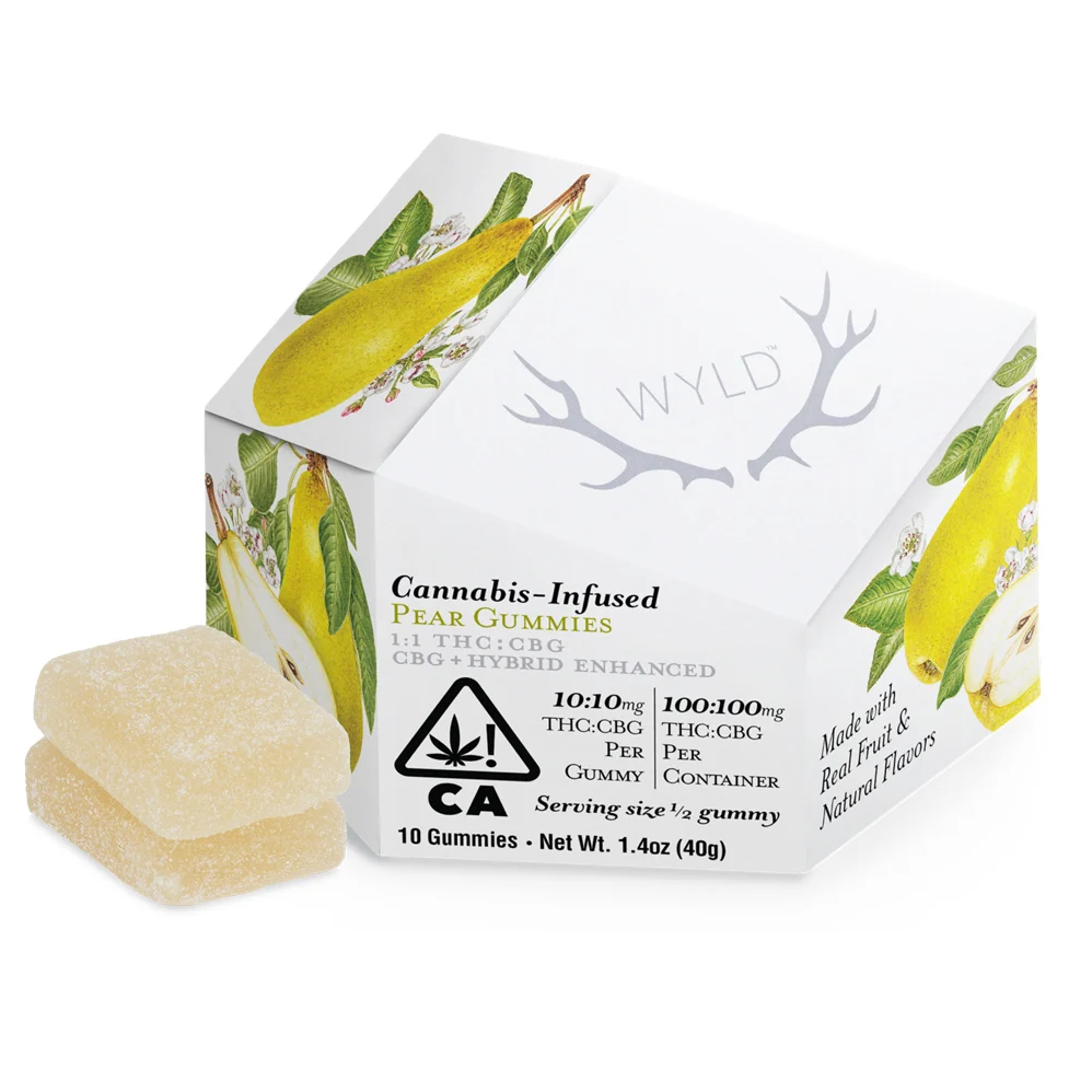Pear Gummies - 1:1 CBG:THC - 10 Pack