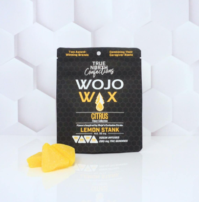 True North Confections x Wojo Wax | Lemon Stank Rosin Gummies 4pc | 200mg