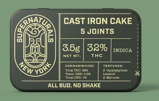 Supernaturals Cast Iron Cake 5pk Pre-Rolls