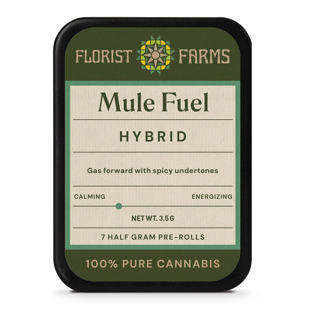 Florist Farms - Infused Pre-Rolls - Mule Fuel - 5 Pack - 2.5g