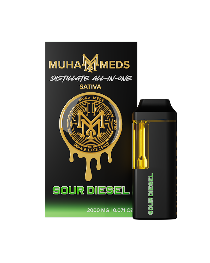 Muha Meds | Sour Diesel | 2g AIO