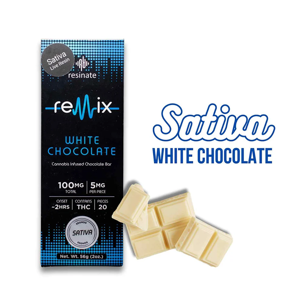 White Chocolate Sativa Bar | 100mg - Remix