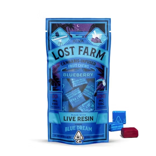 LOST FARMS - EDIBLE (CHEWS) - - BLUEBERRY - BLUE DREAM