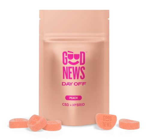 Day Off - Peach Gummies 1:1 CBD:THC - Good News