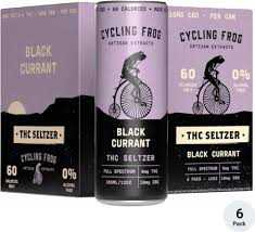 black currant; hemp thc; drink - 6 pack.