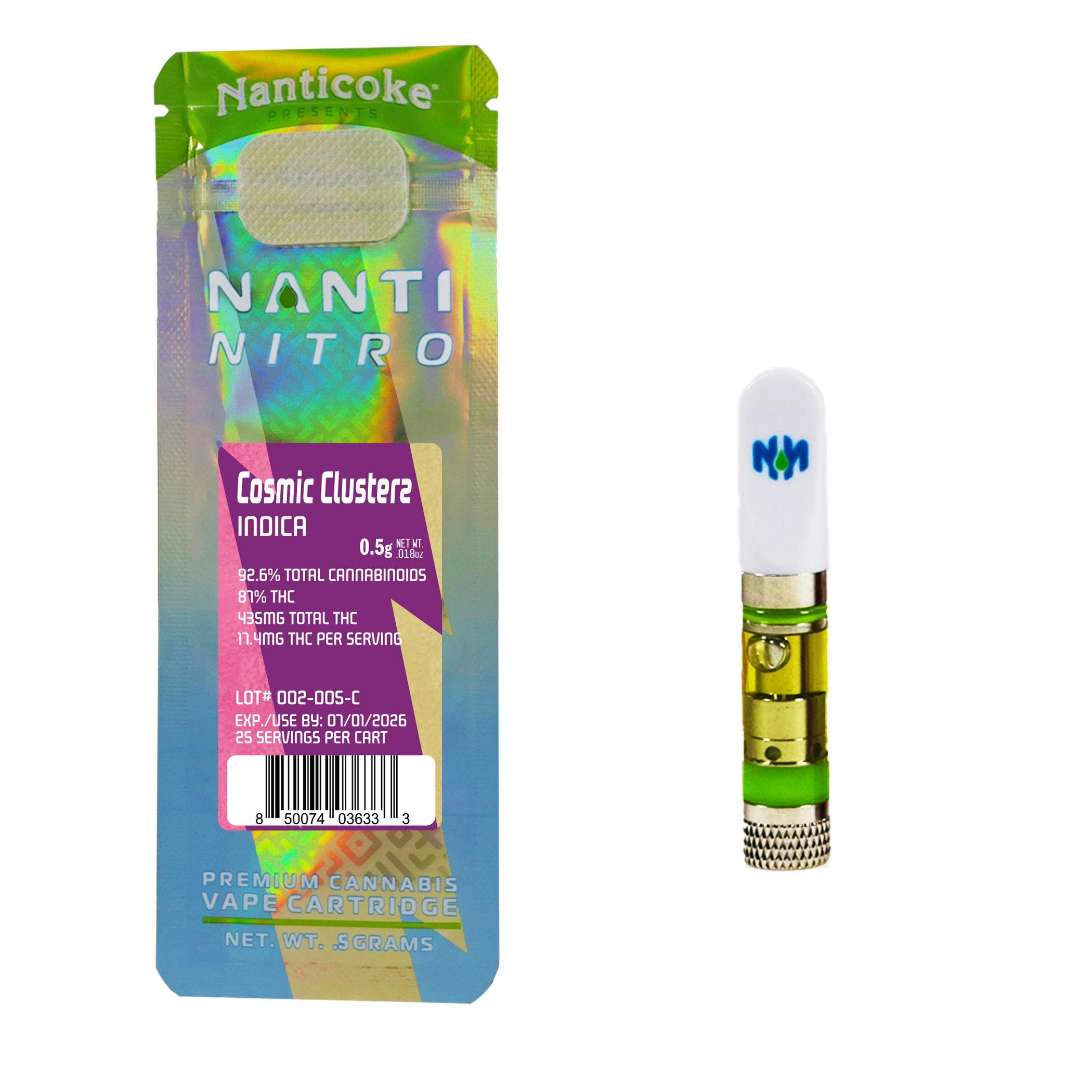 Nanti Nitro | Cartridge | Indica | Cosmic Clusterz