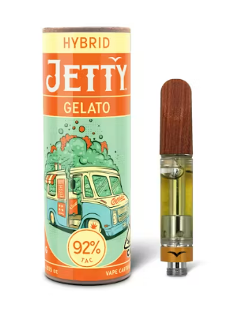 Jetty Gelato Hybrid High THC Cart