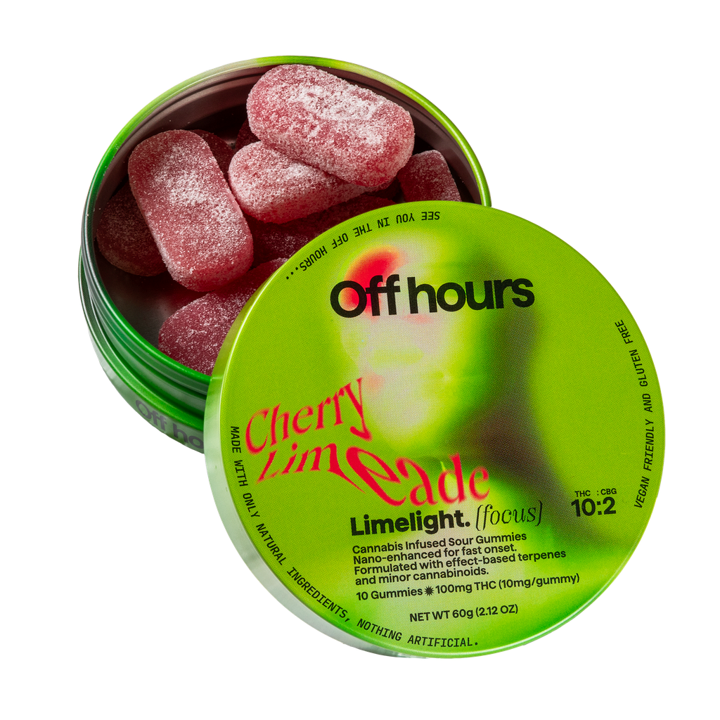 Limelight Focus | 10mg THC:2mg CBG | Cherry Limeade | 100 mg THC