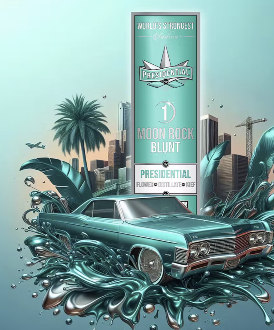Classic Presidential | Moonrocks Infused Blunt | 1.5g