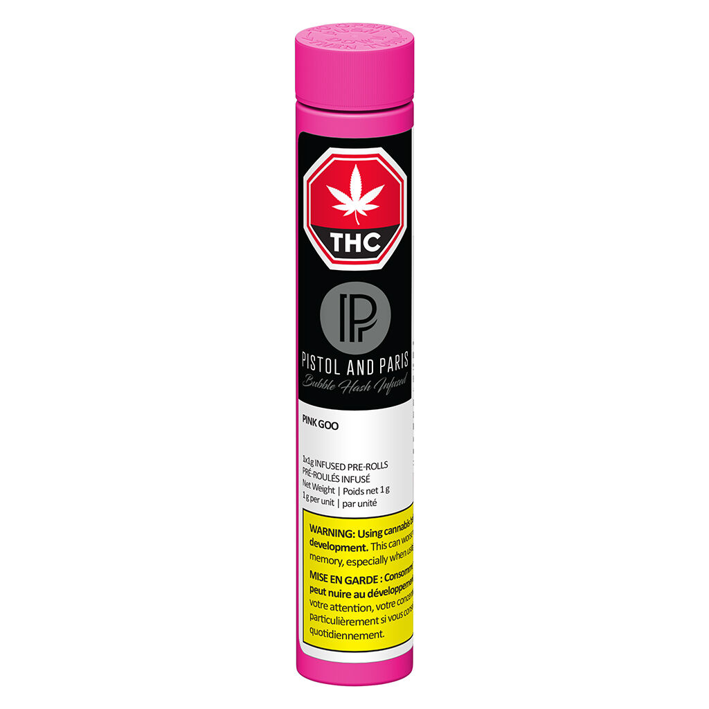 Pink Goo Bubble Hash Infused Pre-Roll | 1x1g