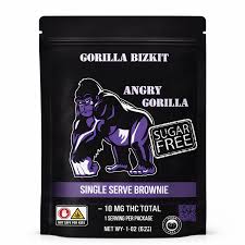 Angry Gorilla: Brownie: 10mg Sugar Free
