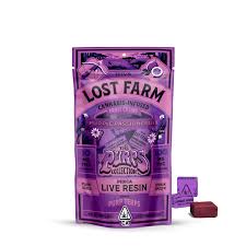 Lost Farm | Grape x Purple Octane x Jealousy | 200mg | Live Resin Gummies