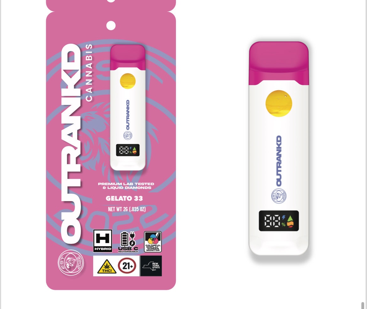 Outrankd | Gelato 33 Disposable Vape