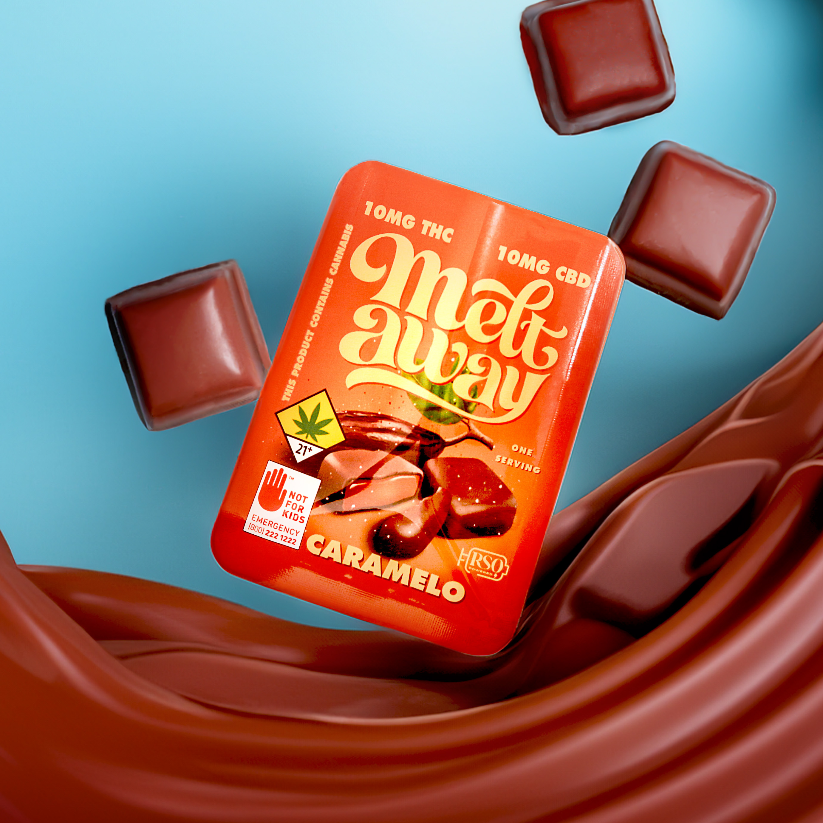 Meltaway 1:1 Honey Caramelo Chocolate Truffle Single Edibles Verdelux | 20mg (DOH)
