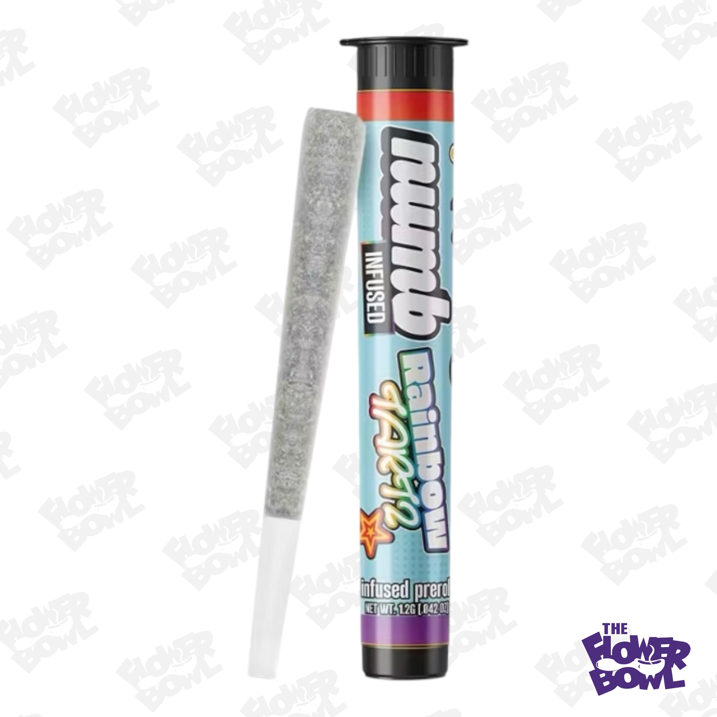 Numb: Rainbow Tartz 1.25g Infused Preroll