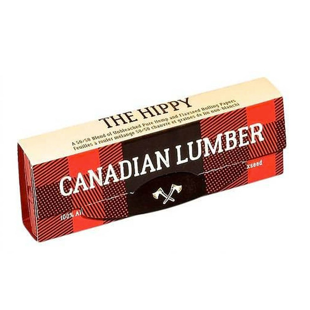CANADIAN LUMBER HIPPY 50/50 BLEND HEMP & FLAX ROLLING PAPER
