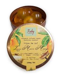 Ruby Farms | Live Resin Gummies | "Pick Me Up" Lions Mane Mango | 20 pack