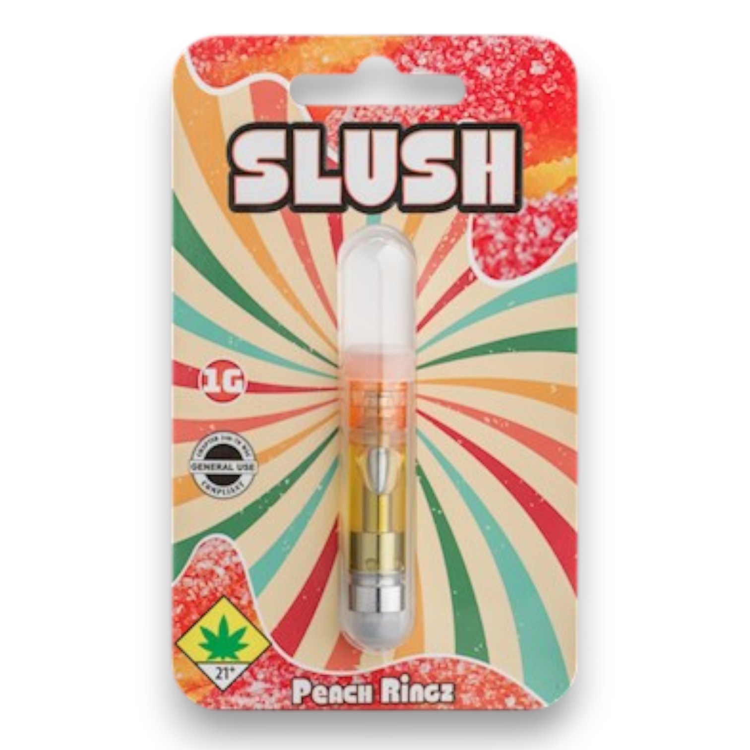 Peach Ringz Slush Cartridge | 1g