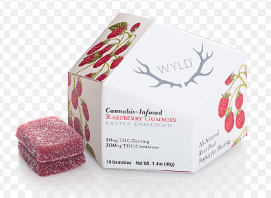 Wyld - Gummies - (S) - Raspberry - 100mg