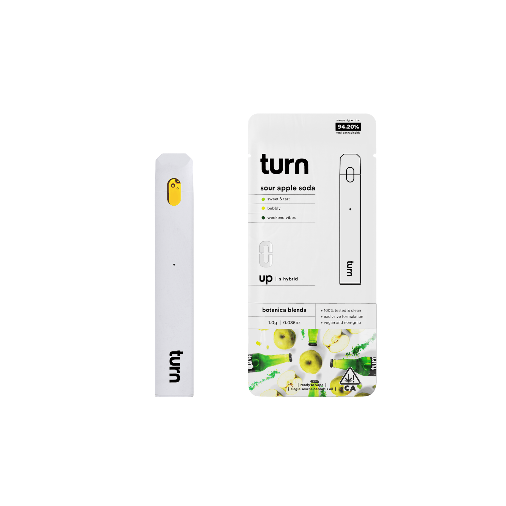 Turn - Sour Apple Soda Disposable Vape - 1g