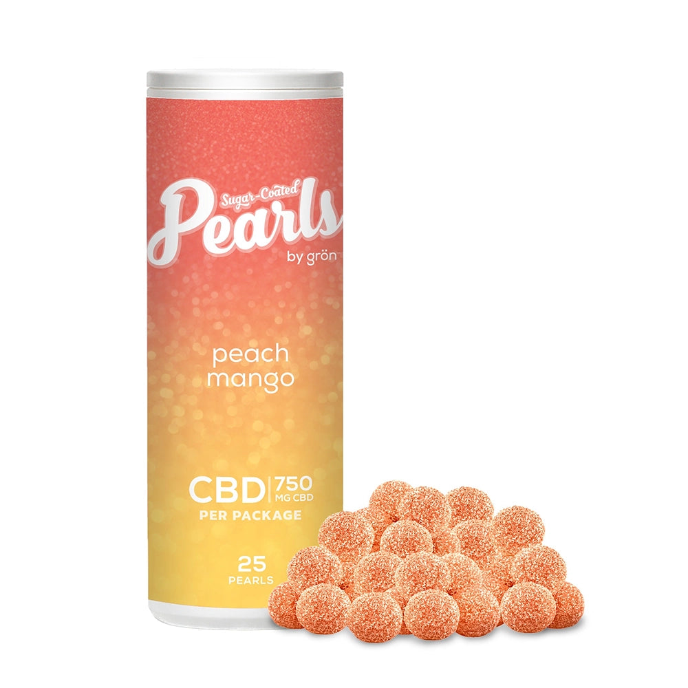 Pearls by grön - Peach Mango CBD 25pc