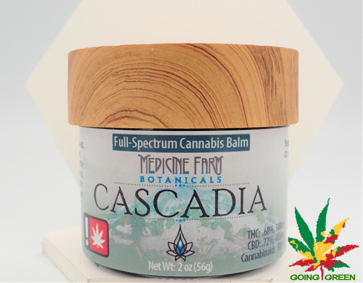 Cascadia Blend Mini 1:1 Topical Balm .25oz (Medicine Farm)
