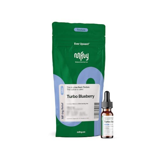MFNY - Turbo Blueberry Live Resin Tincture Drops - 352.2mg