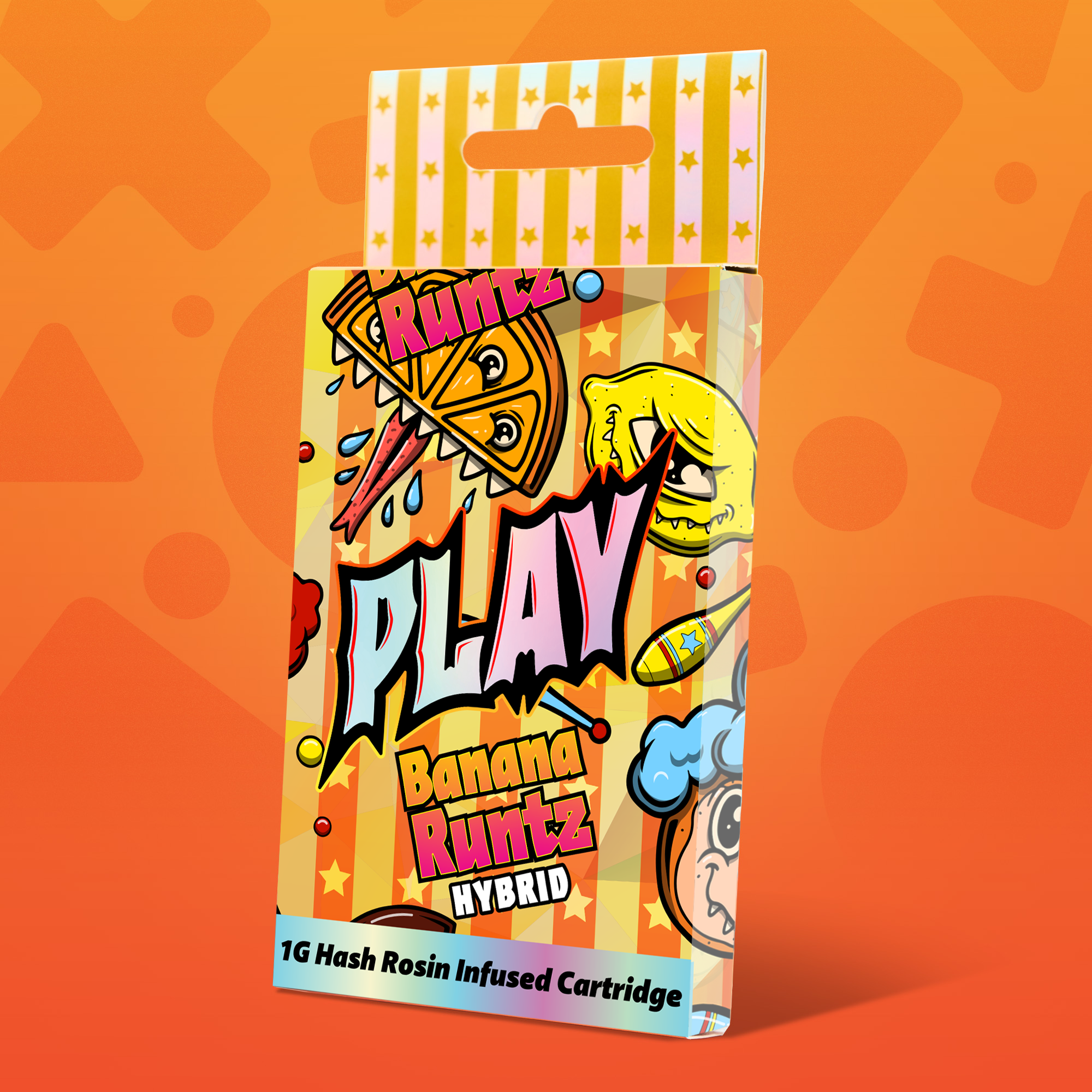 Play | Banana Runtz | 1g | Hash Rosin Cartridge