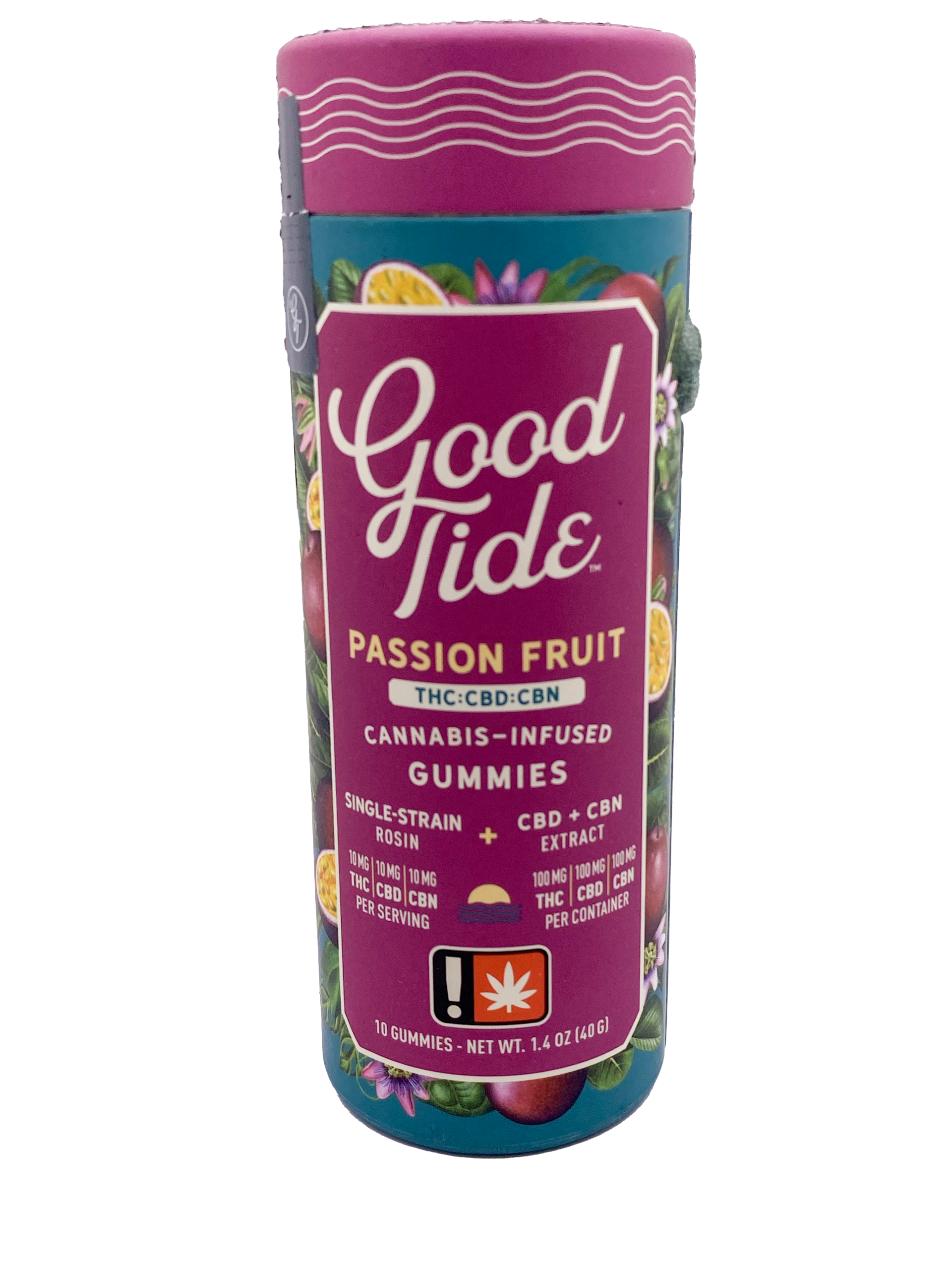 EDIBLES ROSIN GUMMY - 100MG - THC / CBD / CBN - INDICA - PASSIONFRUIT 1: 1: 1