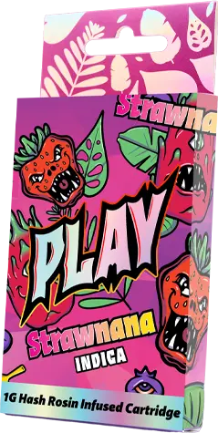 PLAY - 1G Hash Infused Vape - Strawnana