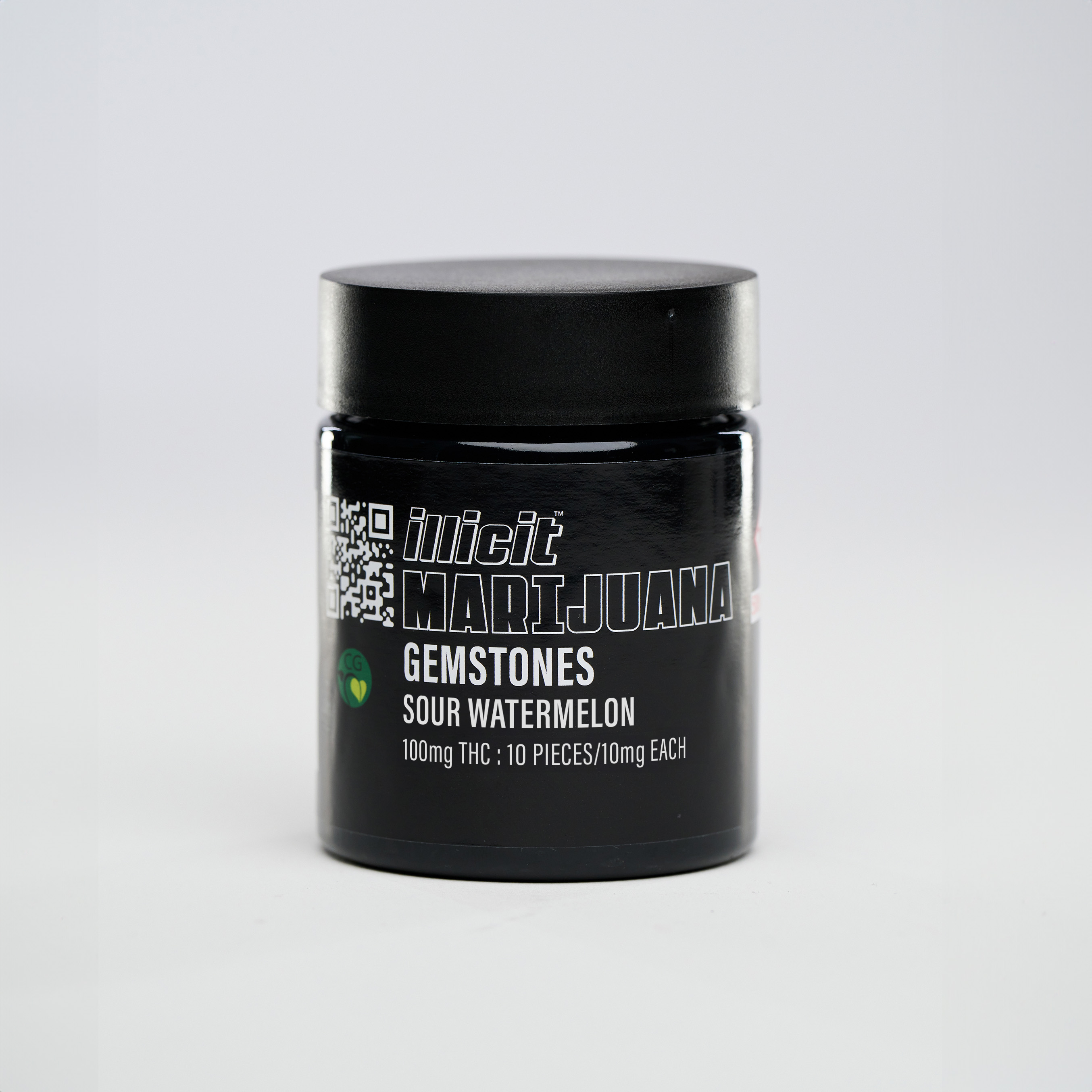 Sour Watermelon Gemstones 100mg