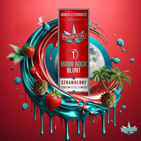 Presidential | Moon Rock Blunt | Infused Strawberry