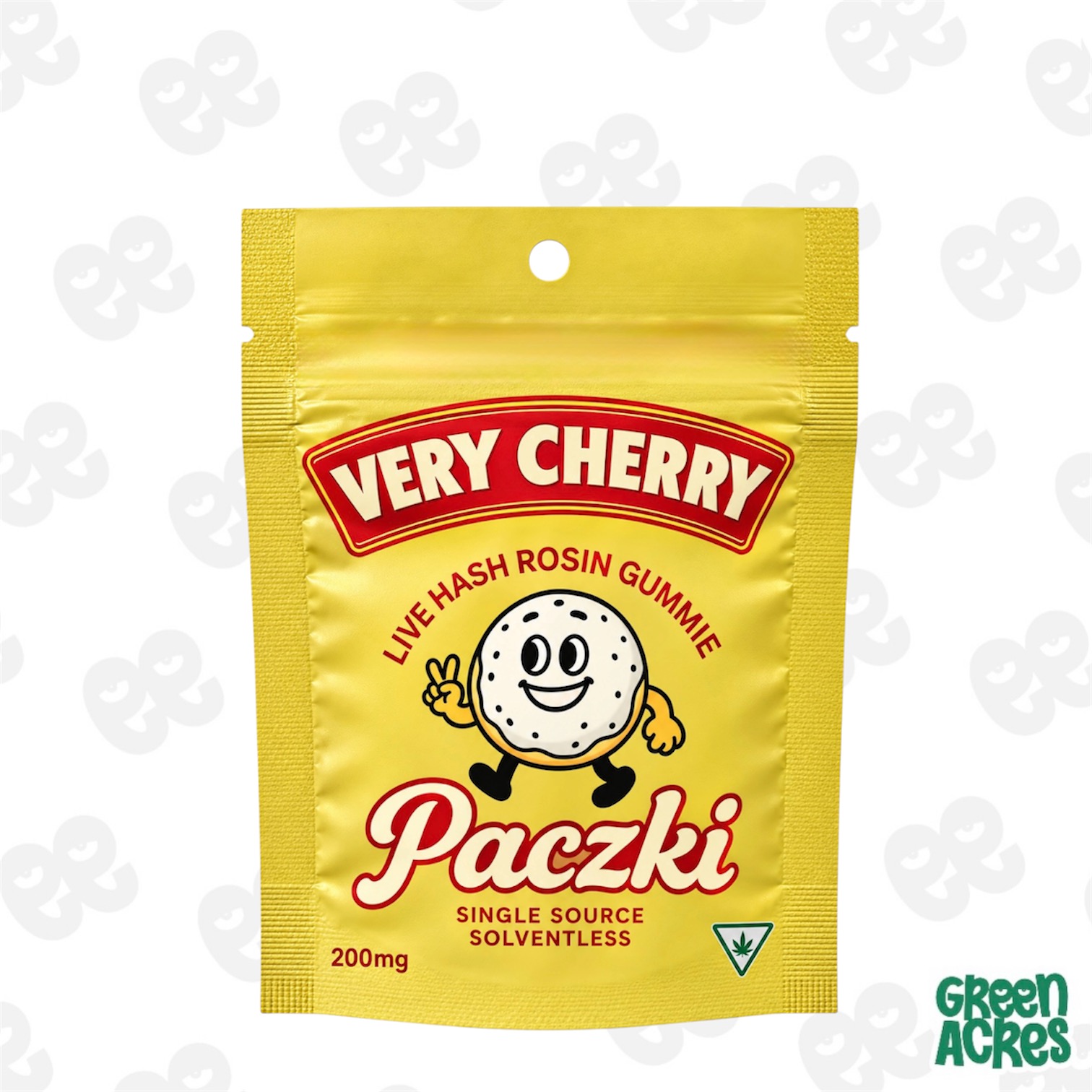 Paczki: Very Cherry 200MG Live Rosin Gummy