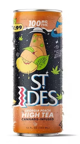 St Ides Georgia Peach High Tea 12oz 100mg