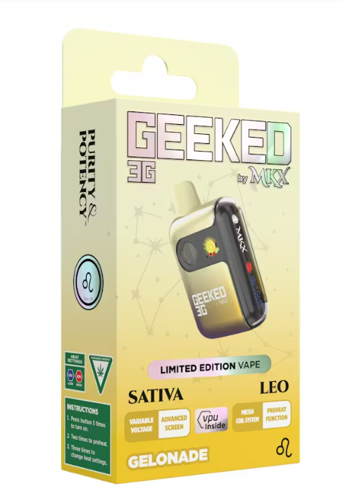 Geeked x MKX - Disposable 3g - Gelonade