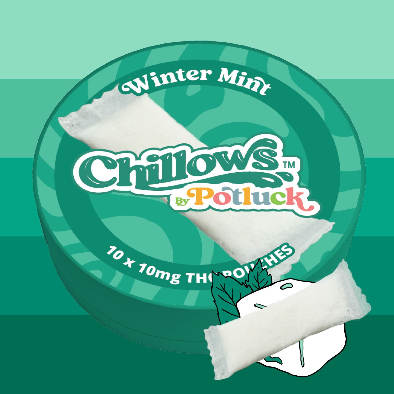 Chillows | Winter Mint | 10pk Pouches