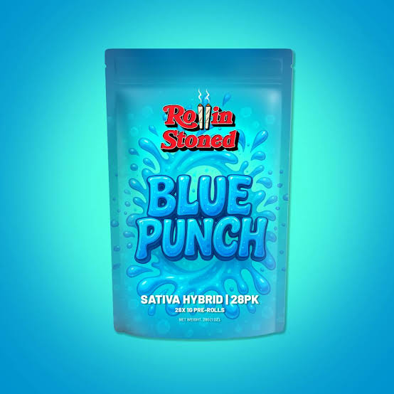 Rollin Stoned | Blue Punch x 28 | Pre-Roll Pack