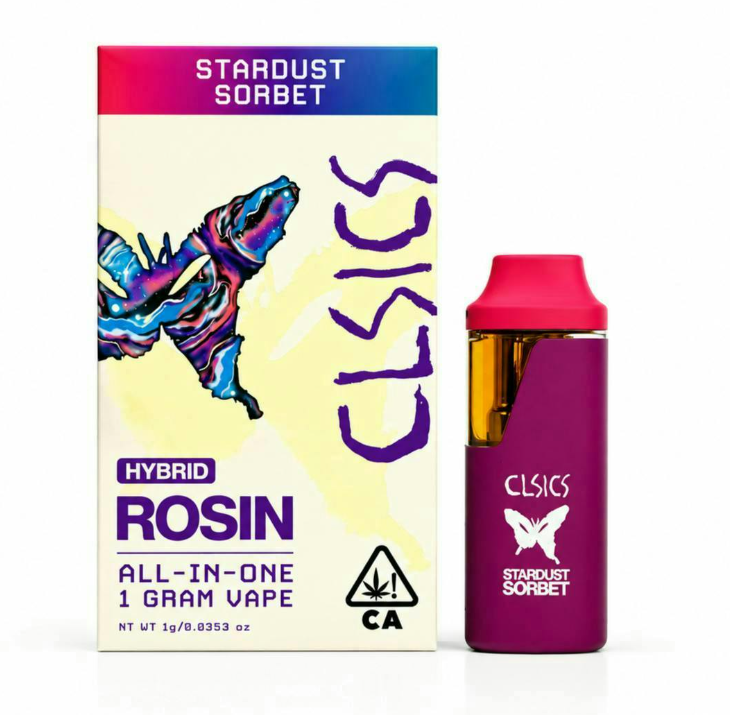 CLSICS - Stardust Sorbet (h) - Live Rosin Cartridge - 1g